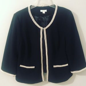 Vintage Joan Rivers full trim of pearls jacket